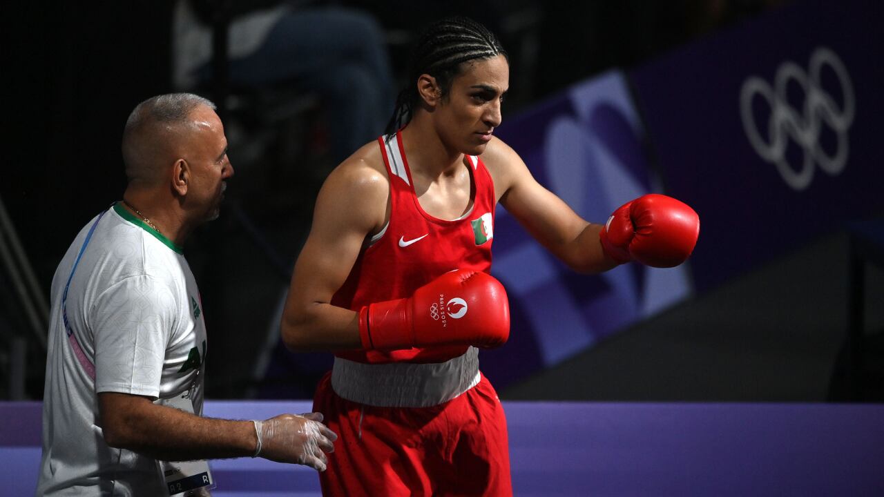 Imane Khelif en los Juegos Olímpicos París 2024.