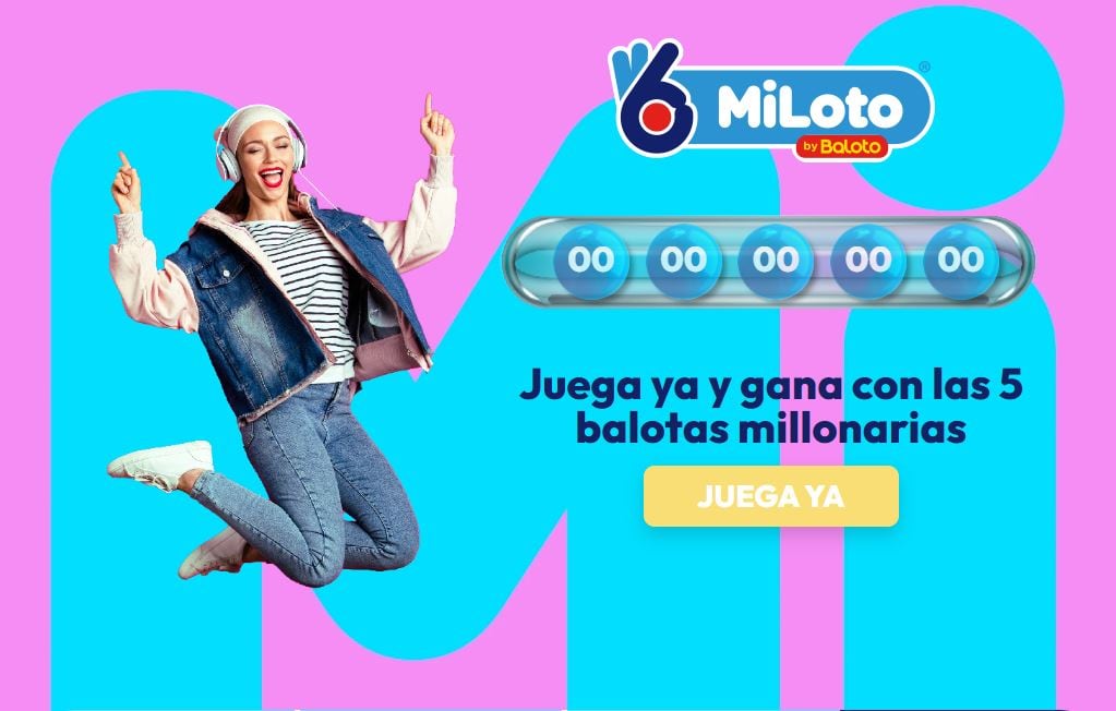 Para jugar MiLoto debe escoger 5 pares de números al azar