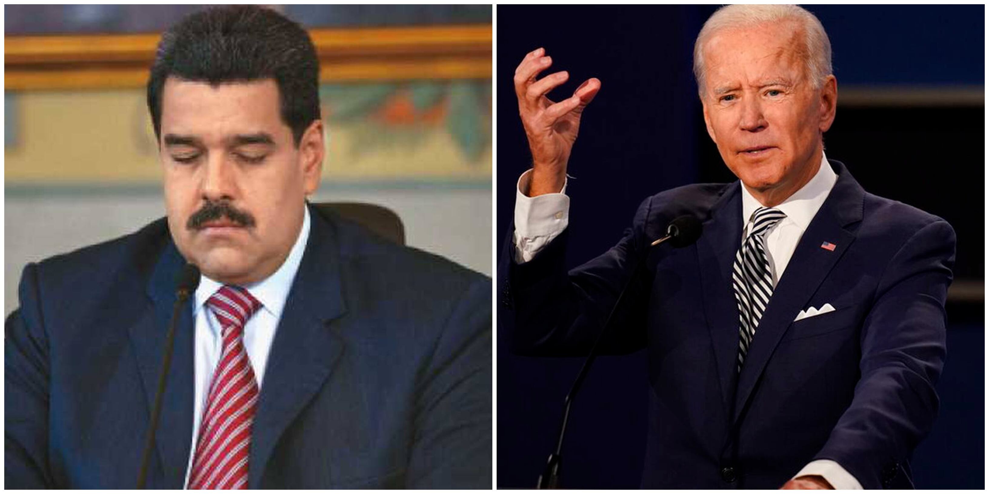 Maduro y Biden