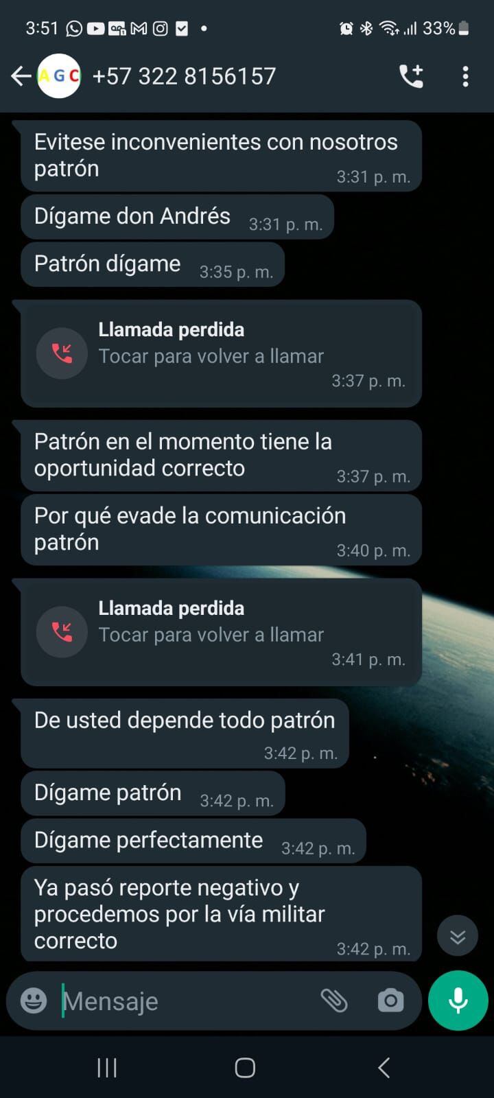 Con mensajes como estos, los delincuentes extorsionan y atemorizan a los comerciantes, en Bogotá