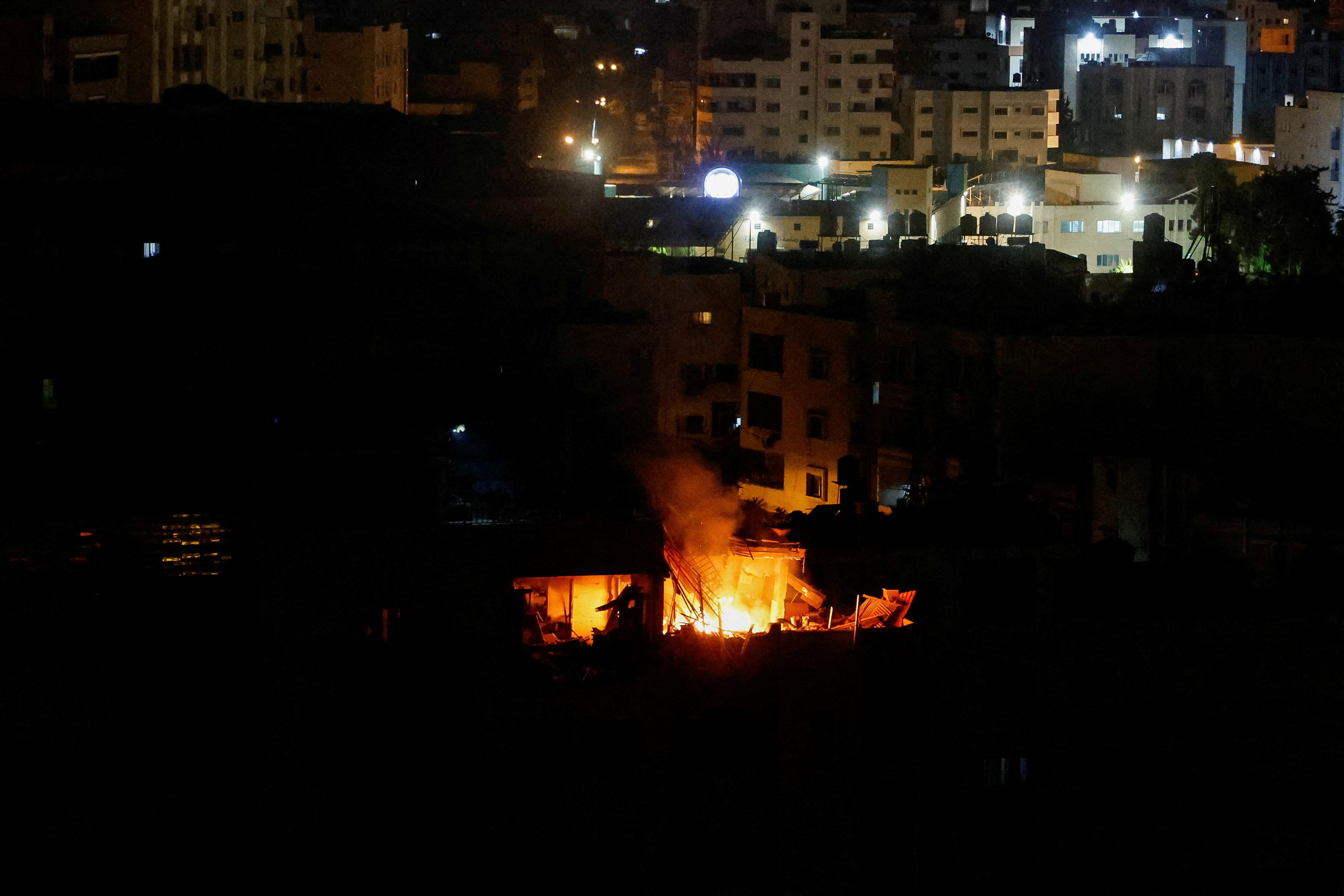 Israeli military struck Islamic Jihad targets, it said in a statement, in Gaza