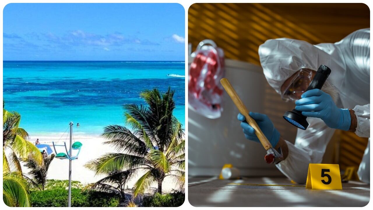 Análisis forense en San Andrés tras encontrar a una familia muerta en un hotel de la isla.