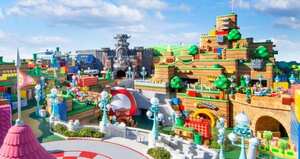El Super Nintendo World simula el castillo del juego Super Mario Bros.