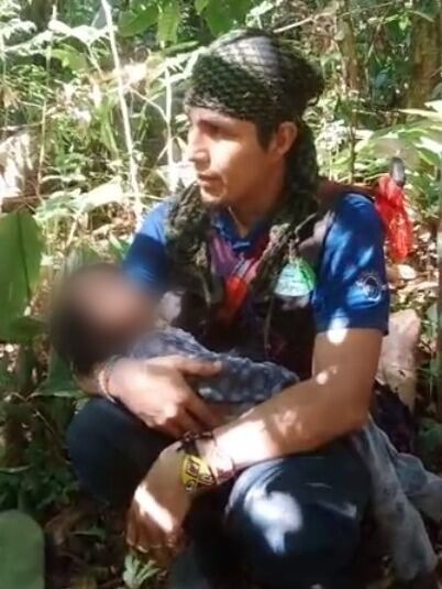 Captura de pantalla, vídeo del rescate: El hallazgo de los menores se dio 40 días después de su desaparición.