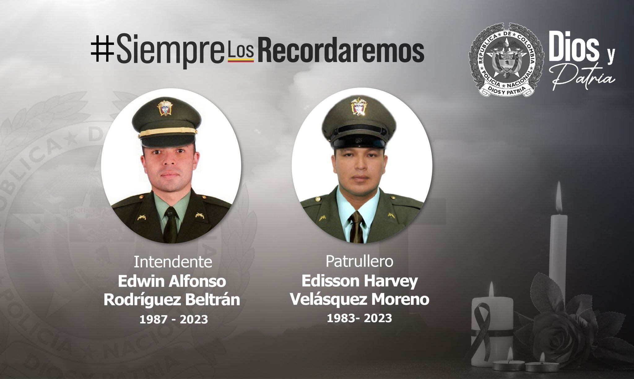 Los uniformados se desplazaban por una patrulla cuando fueron sorprendidos por explosivos que, al parecer, habrían sido puestos por las disidencias de las Farc.