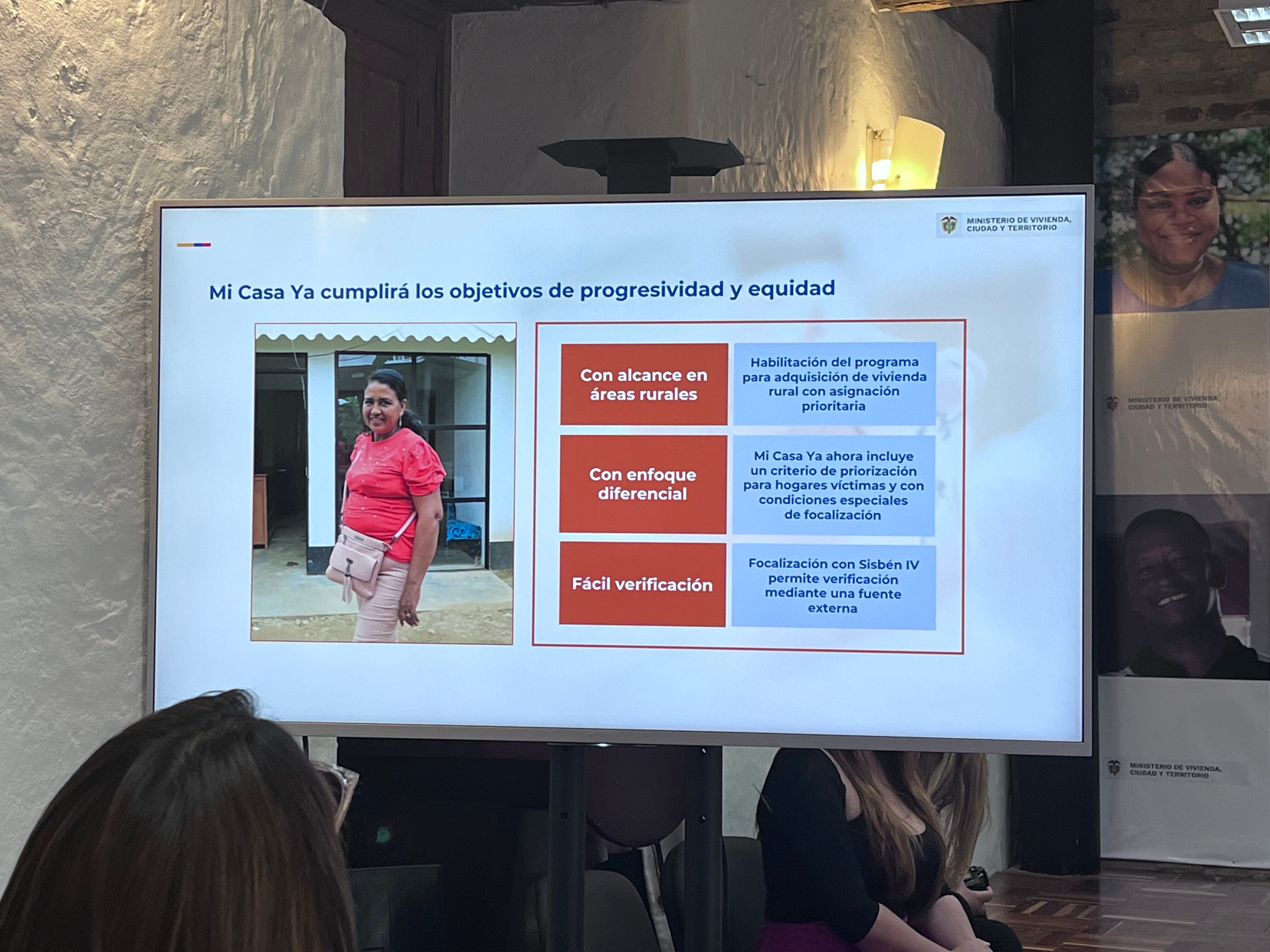 Cuadros del Ministerio de Vivienda con los cambios del programa Mi Casa Ya