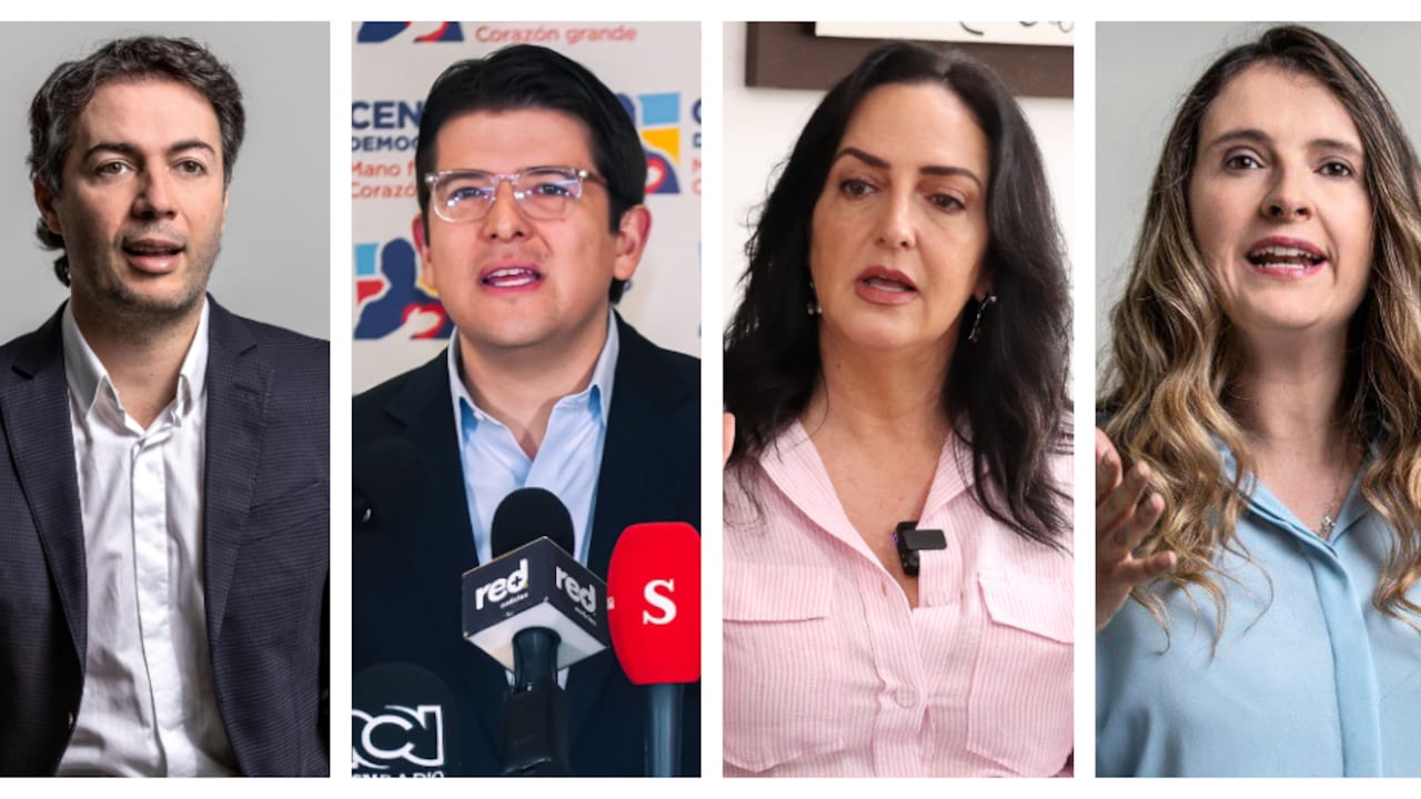 Daniel Quintero, Miguel Uribe Turbay, María Fernanda Cabal y Paloma Valencia.