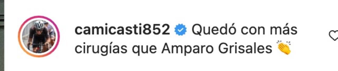 "Quedó con mas cirugías que Amparo Grisales" la broma del amigo de Egan Bernal