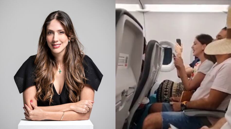 Diana Osorio habla del episodio que ocurrió sobre un avión entre Montería y Medellín.