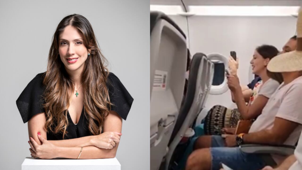 Diana Osorio habla del episodio que ocurrió sobre un avión entre Montería y Medellín.