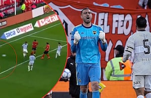 Álvaro Montero fue figura con Boca Juniors en su visita a Independiente de Avellaneda