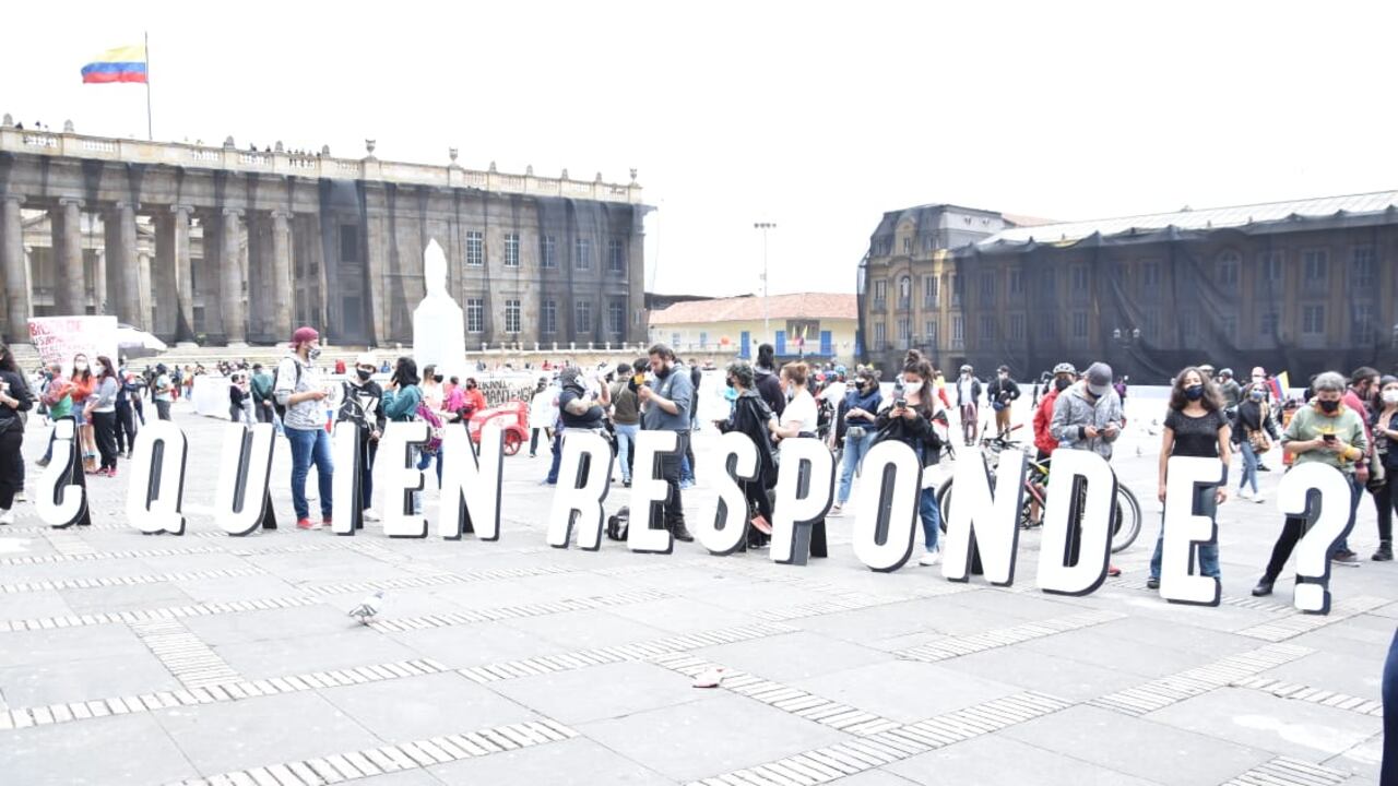 Paro Nacional Plaza de Bolívar