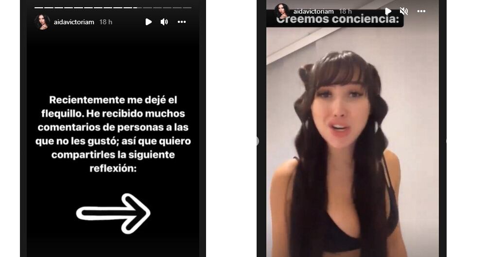 Aida Victoria Merlano - Captura de pantalla Instagram @aidavictoriam