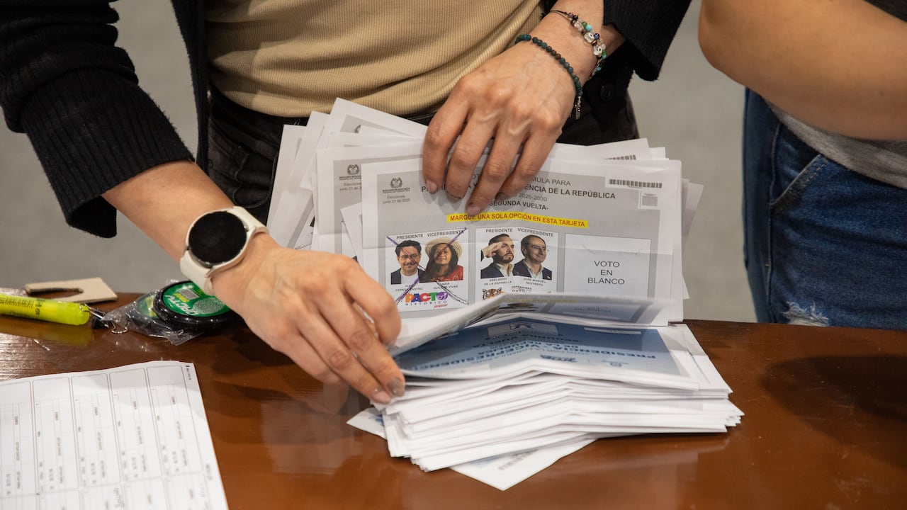 Conteo de votos de la segunda vuelta presidencial.