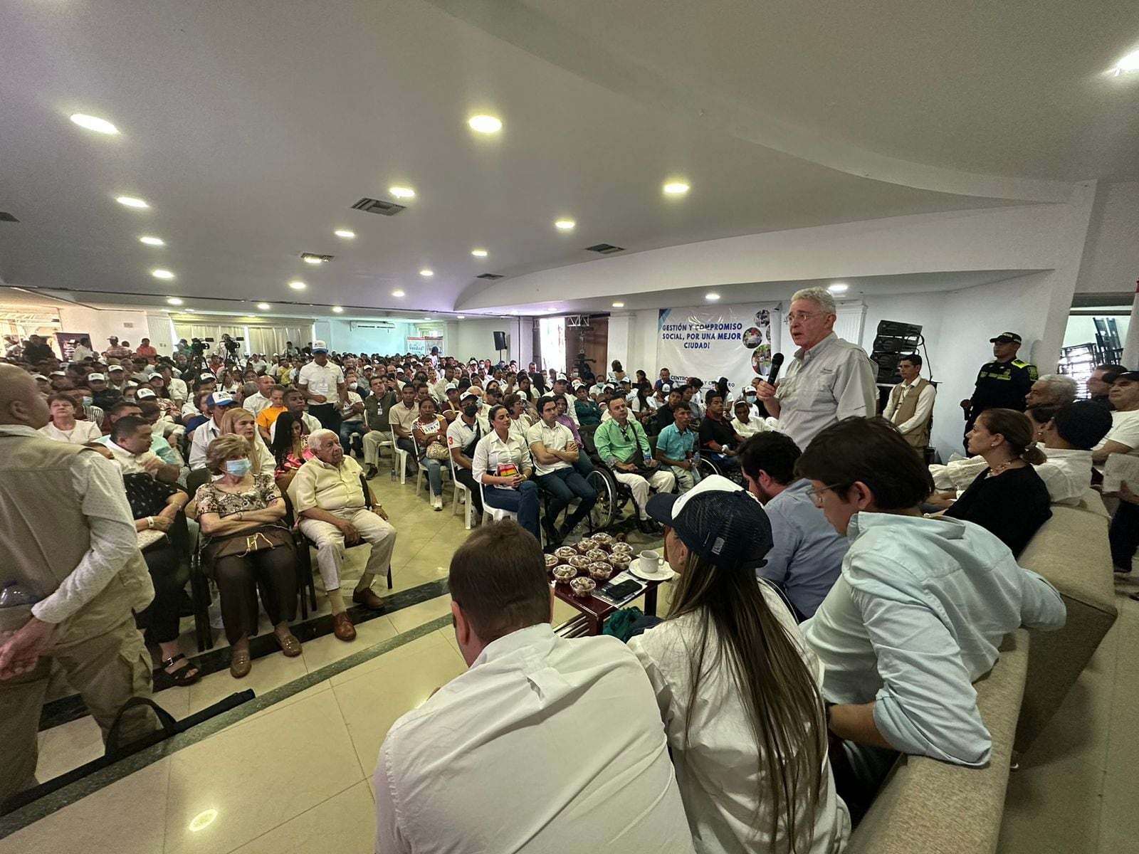 Expresidente Álvaro Uribe en Sincelejo.