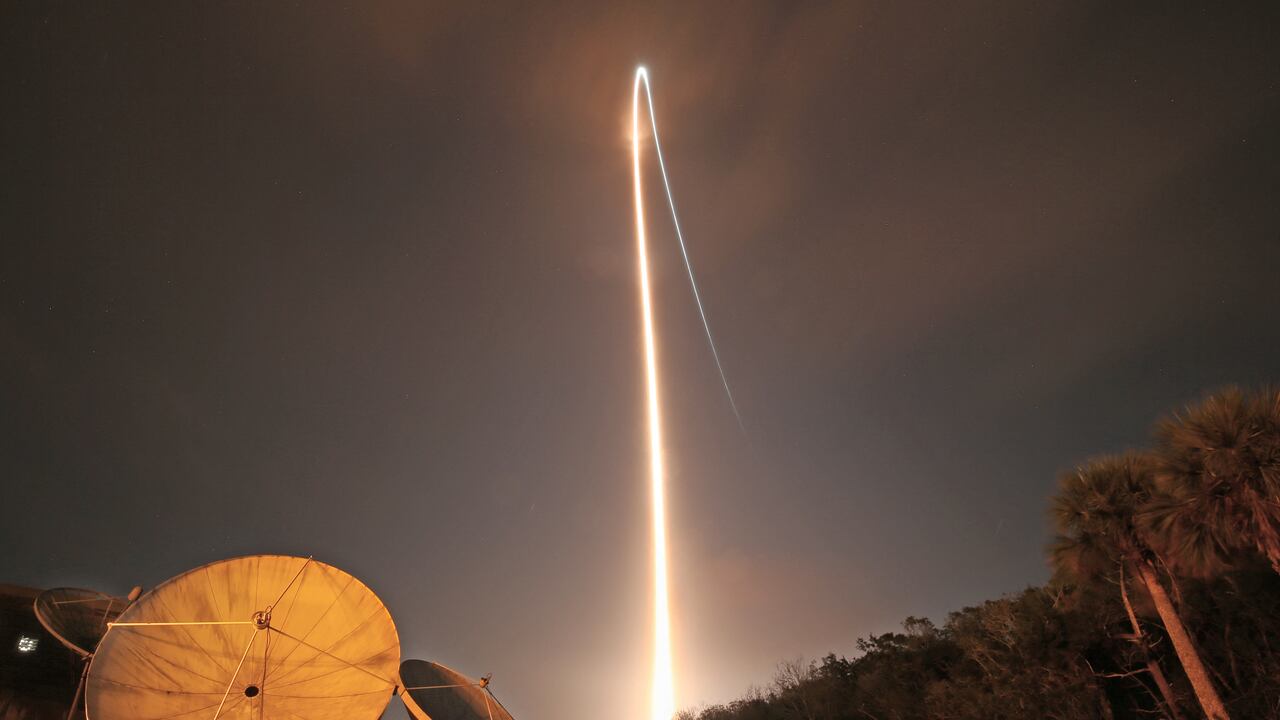 El módulo de aterrizaje lunar Peregrine (Archivo)