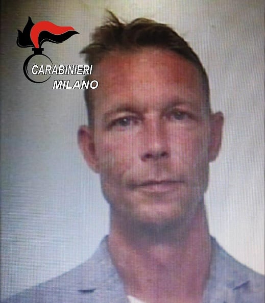 Christian Brueckner, el ciudadano alemán, pederasta reincidente, quien desde 2020 es el principal sospechoso de la desaparición de Madeleine McCann. (Photo by Carabinieri Milano via Getty Images)