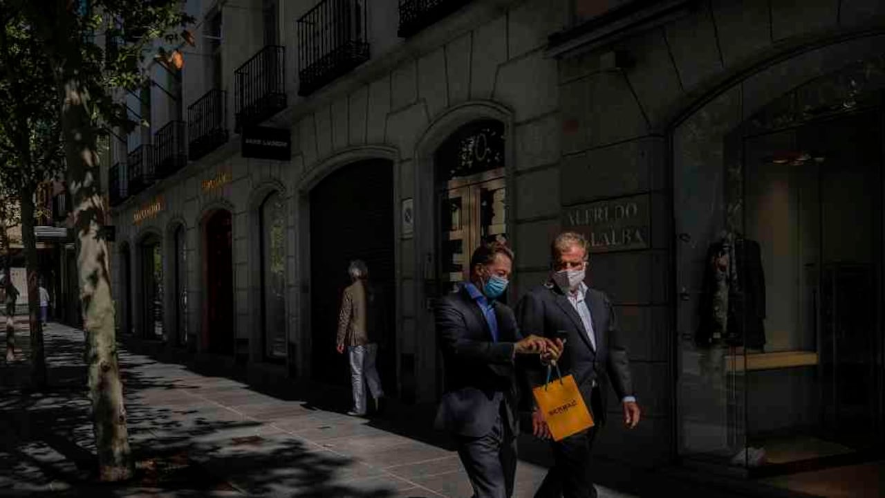 Barrio Salamanca en Madrid, España.