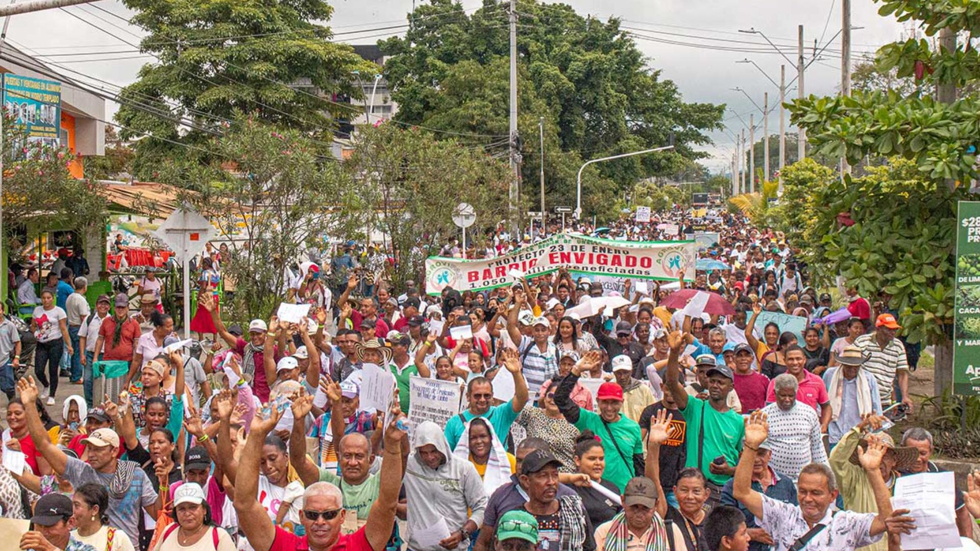 Imagen de referencia de asamblea popular de la Agencia Nacional de Tierra.