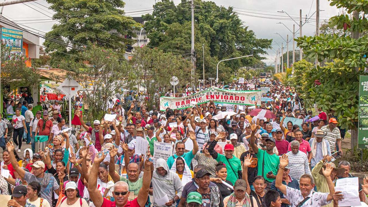 Imagen de referencia de asamblea popular de la Agencia Nacional de Tierras.
