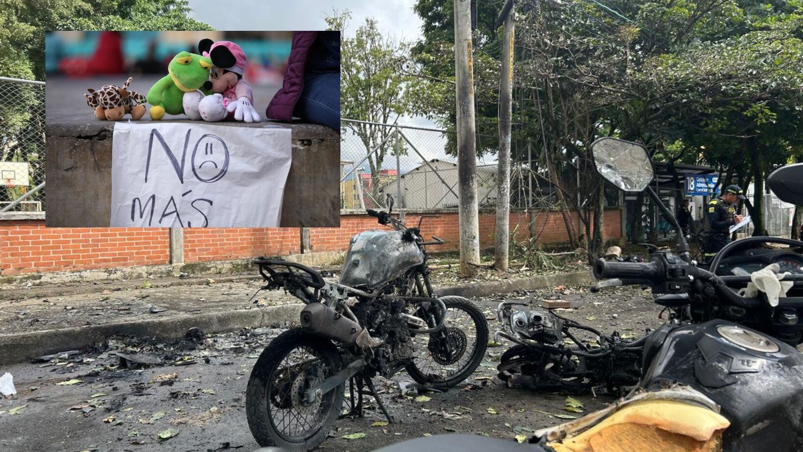 Atentados en el Cali y Valle del Cauca dejan múltiples heridos.