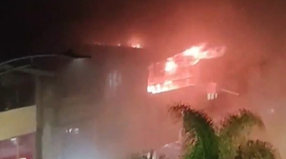 Incendio en Itagüí, Antioquia.