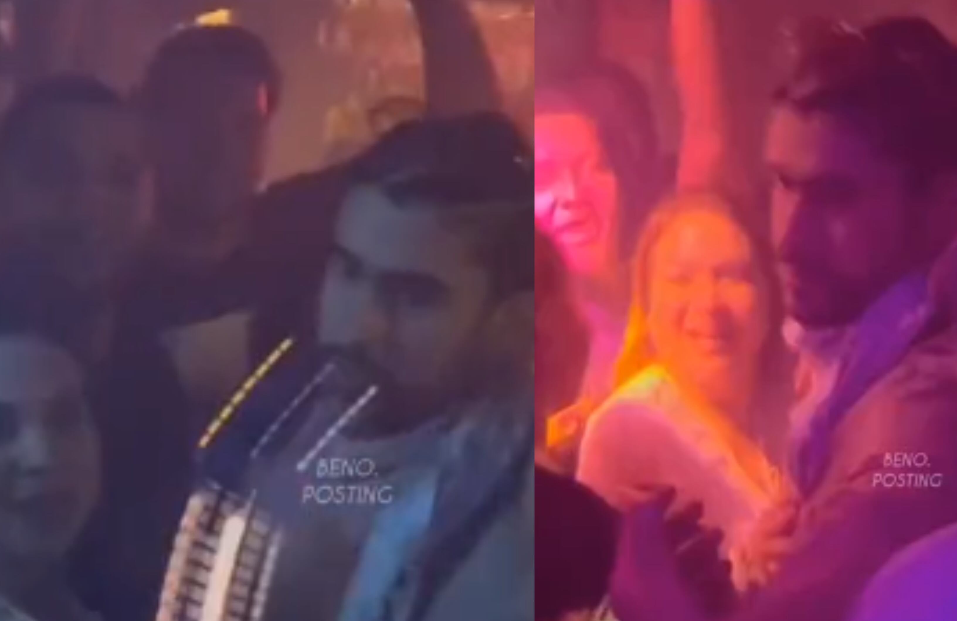 Nuevo video de Bad Bunny quitándole el celular a un fanático, aunque en esta ocasión no lo habría botado.