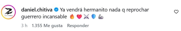 Mensaje de Daniel Muñoz apoyando a Luis Díaz tras la eliminación con Bayern Múnich.