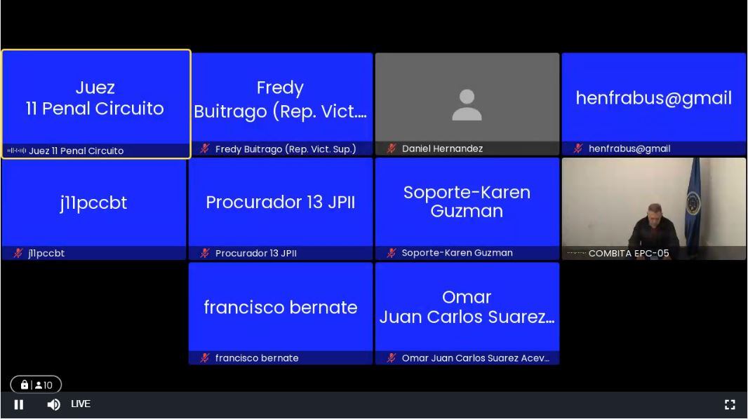 Carlos Mattos enfrenta un juicio por pagar  millonarios sobornos a funcionarios y empleados de la Rama Judicial.