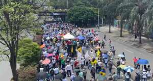 Movilizaciones en Medellín.