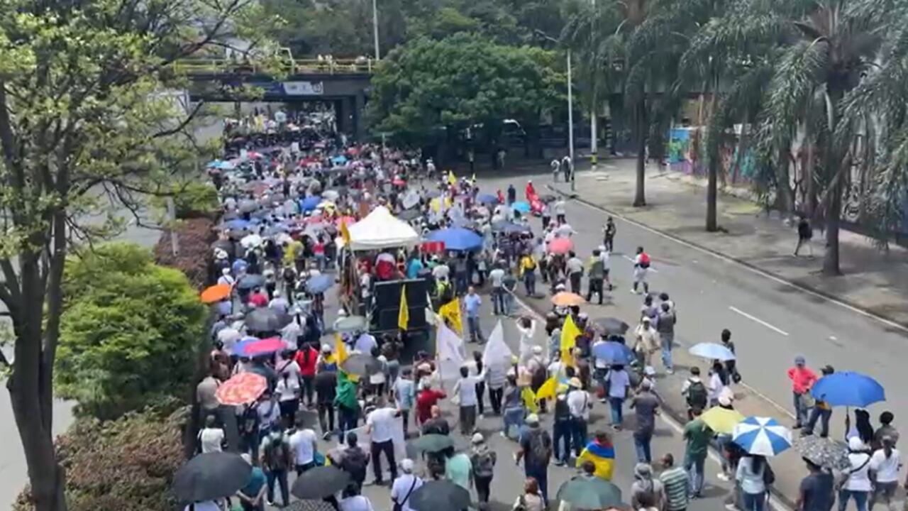 Movilizaciones en Medellín.