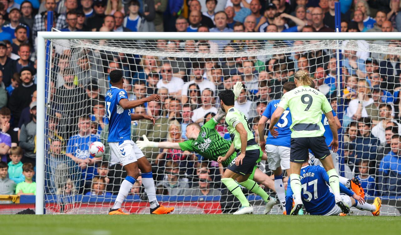 Manchester City vs. Everton en Premier League.