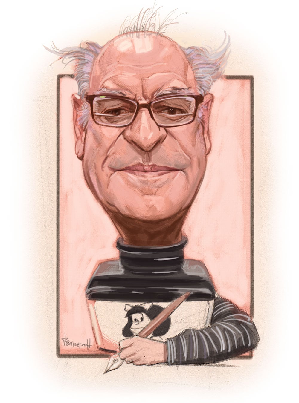 Homenaje de Jorge Restrepo a Quino.