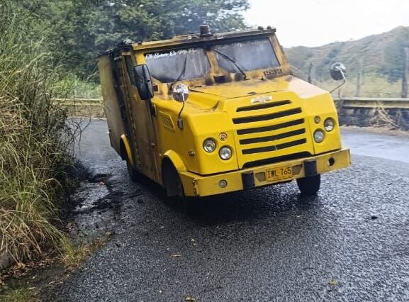 Intento de robo a un carro de valores en el norte del Valle del Cauca