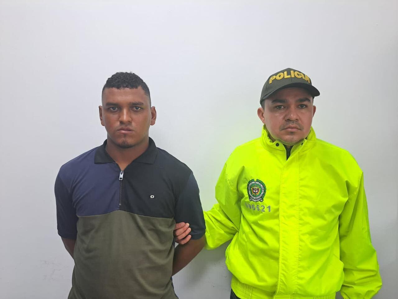 Captura de alias Jefry Leonardo Quintero conocido como alias "La Vieja", presunto integrante de un red de narcotráfico, según la Policía.