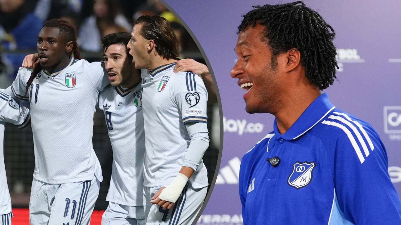 No paran los mensajes de bienvenida a Cuadrado en Millonarios, ahora por parte de un titular de la selección de Italia.