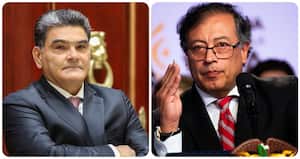 Gregorio Eljach y Gustavo Petro.