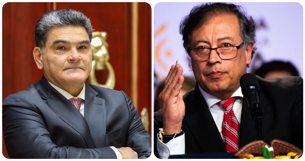 Gregorio Eljach y Gustavo Petro.