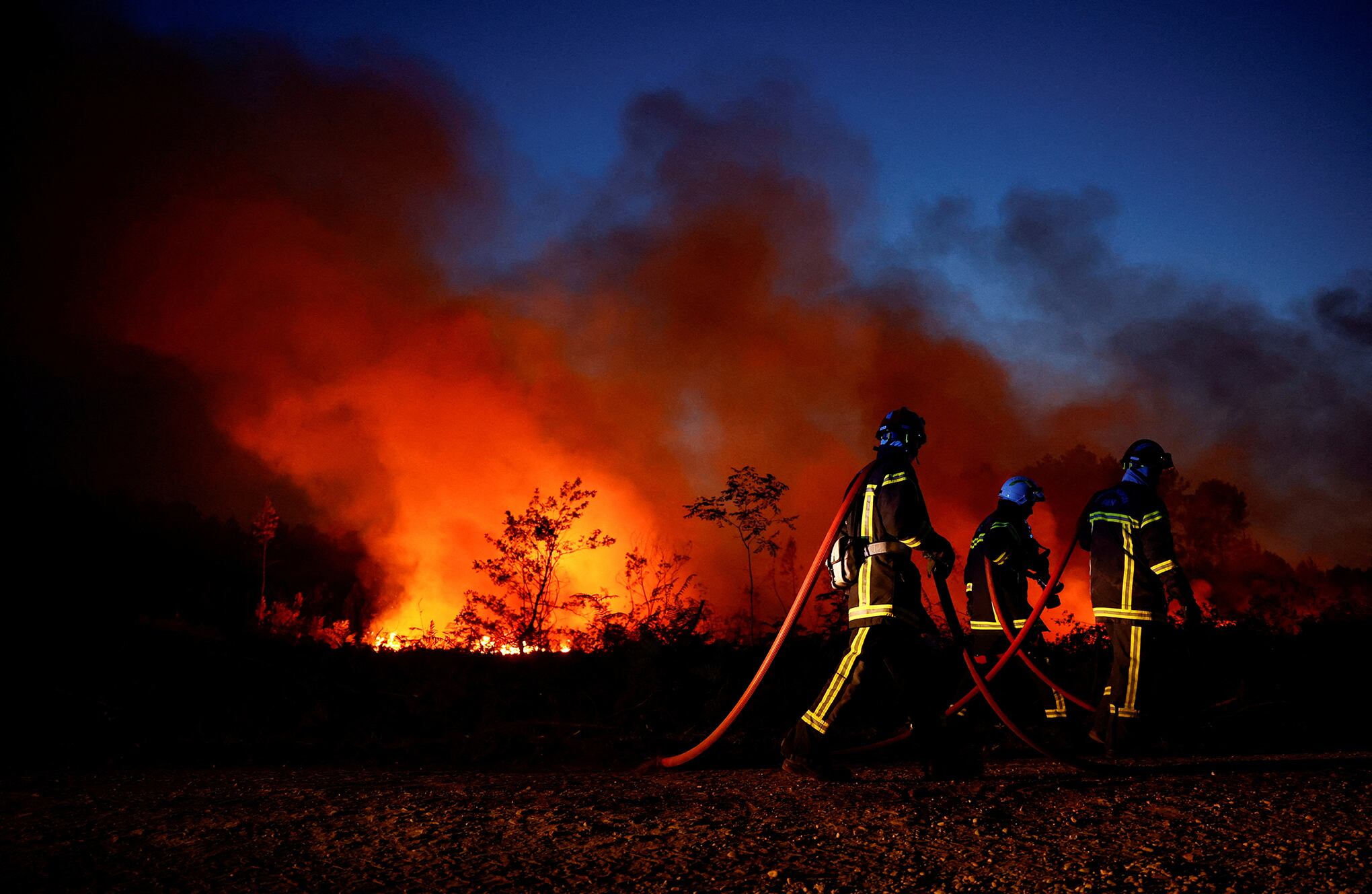 En imágenes: Incendios en el suroeste de Francia