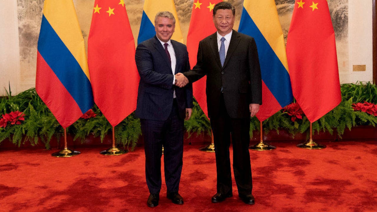 El Presidente de la República Popular China, Xi Jinping, destacó lo logrado por su país y Colombia en cuatro décadas de relaciones diplomáticas, durante su recibimiento al Presidente Iván Duque. (Foto: Presidencia / Nicolás Galeano)