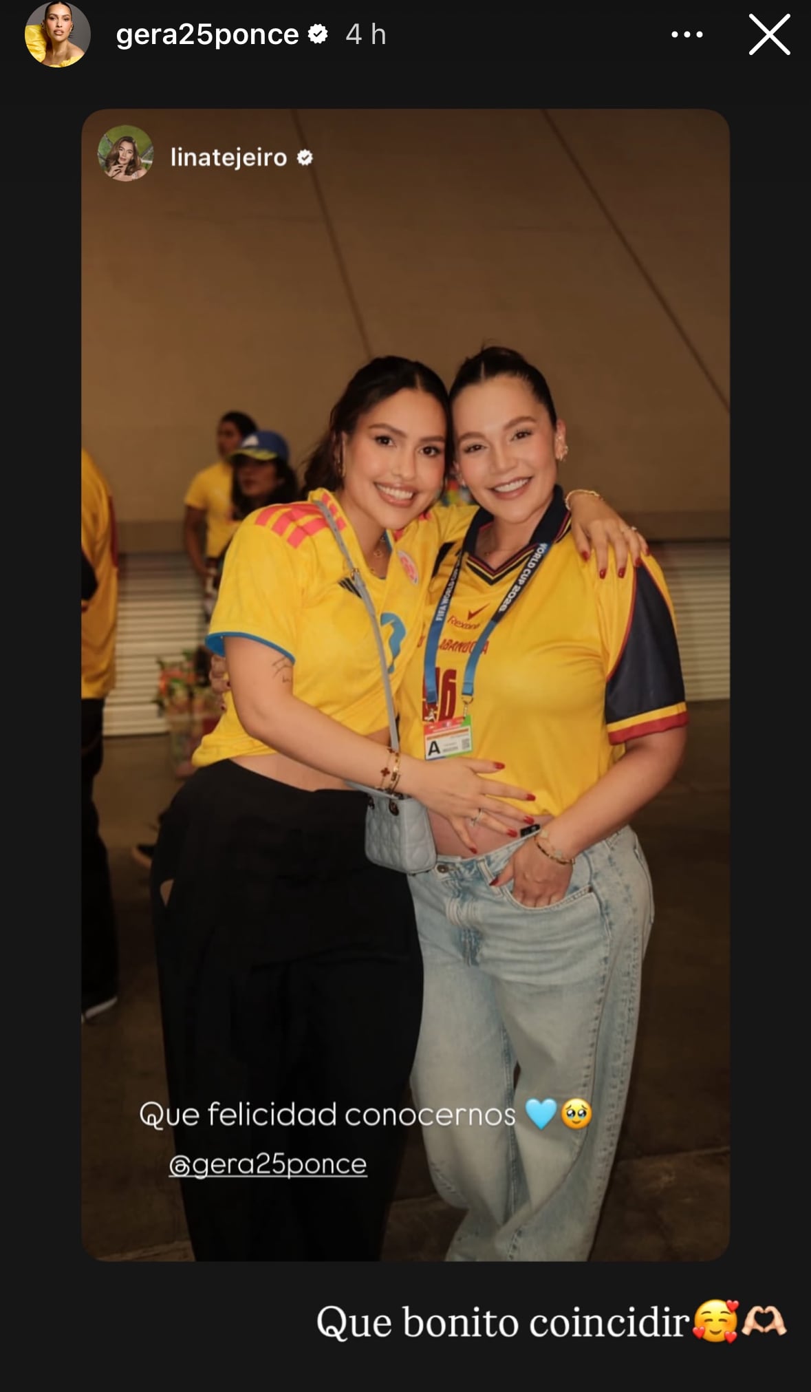 Geraldine Ponce y Lina Tejeiro.