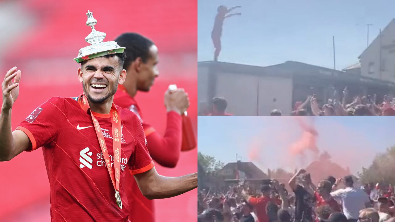 La hinchada del Liverpool emocionada con Luis Díaz
