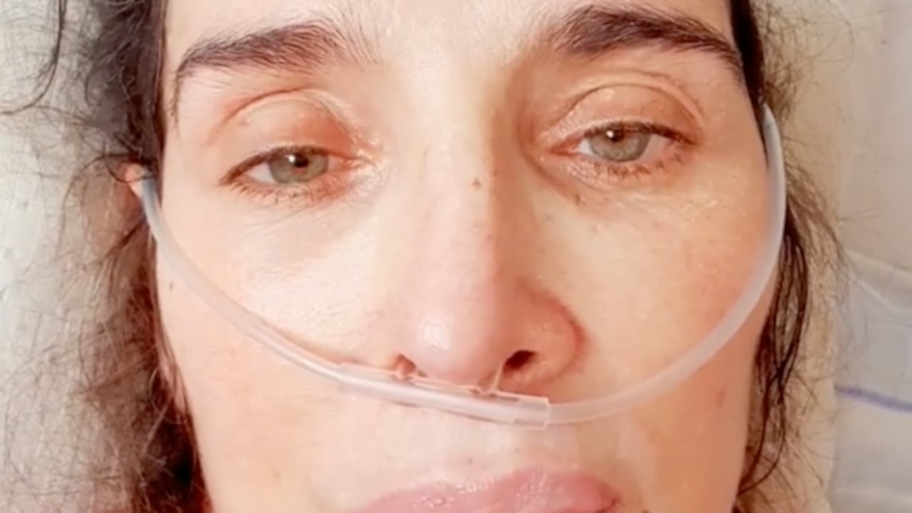Luly Bossa, video tras su salida del hospital.
