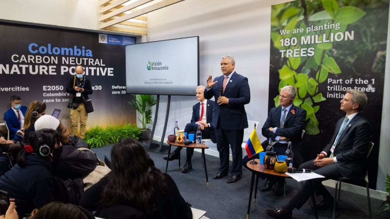 Iván Duque en Glasgow, Escocia