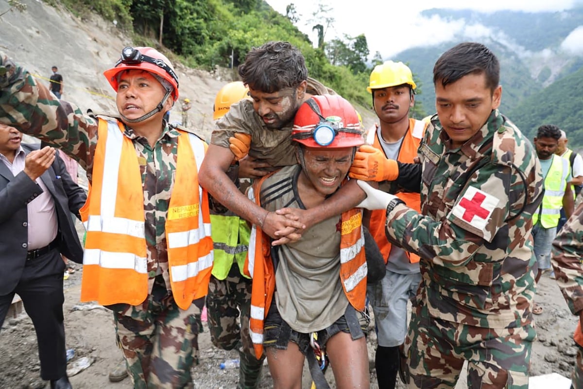 Rescate en Nepal