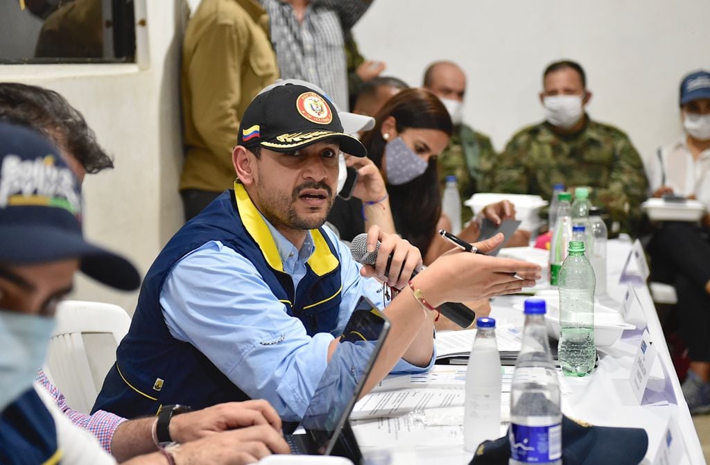 Ministro del interior, Daniel Palacios.