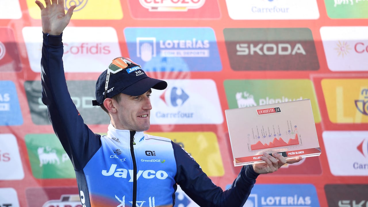 Primoz Roglic llega como líder a la última etapa de La Vuelta a España