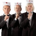 Afiche de la antología '¡Chist!' de Les Luthiers.