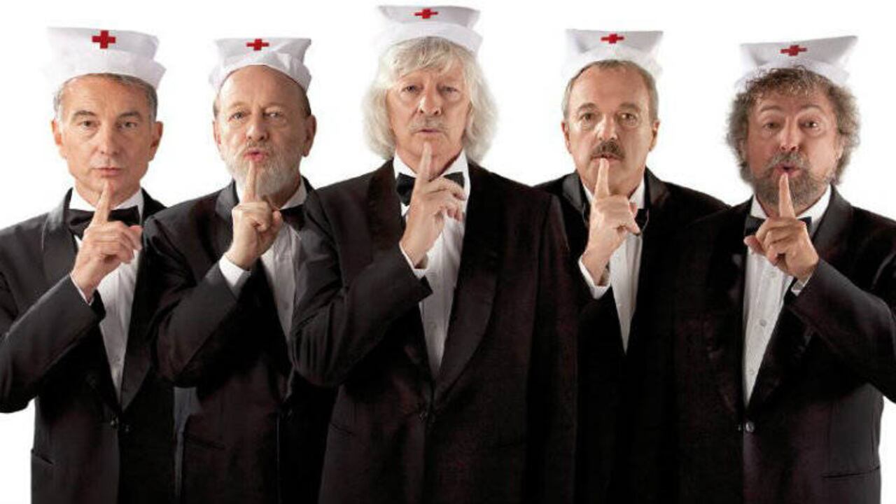 Afiche de la antología '¡Chist!' de Les Luthiers.