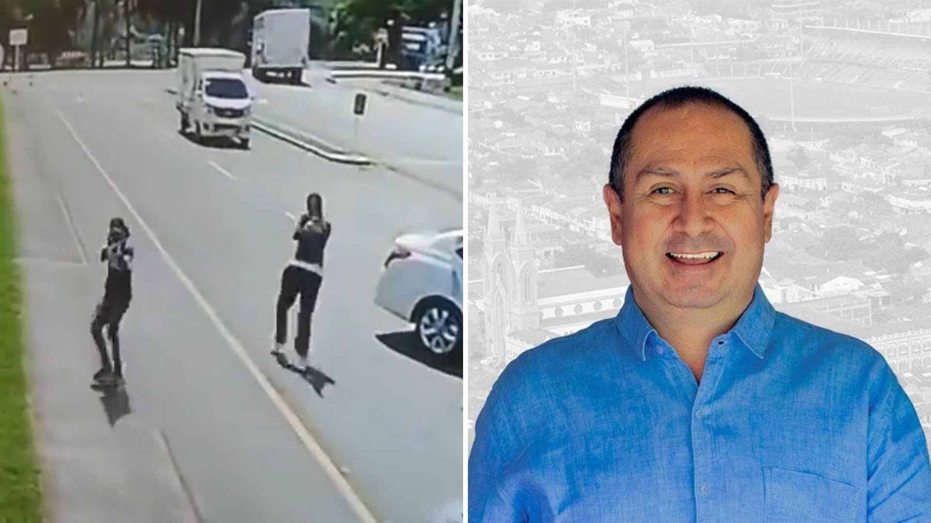 El candidato a la Alcaldía de Tuluá fue víctima de hostigamiento.